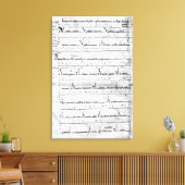 Mevrouw Latijns Christus Vincit Canvas Afdruk (Insitu (Woonkamer))