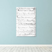 Mevrouw Latijns Christus Vincit Canvas Afdruk (Insitu (Houten vloer))