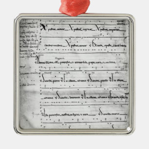 Mevrouw Latijns Christus Vincit Metalen Ornament