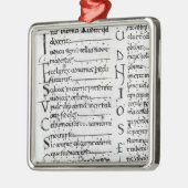 Mevrouw Latijns Lectionary Metalen Ornament (Links)