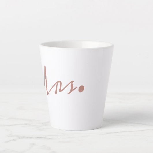 Mevrouw Latte Mok (Voorkant)