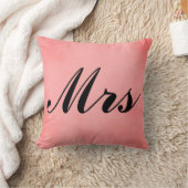 Mevrouw Lovely Pink Parchment Mr en Mrs. Kussen (Deken)