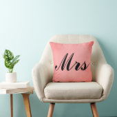 Mevrouw Lovely Pink Parchment Mr en Mrs. Kussen (Stoel)