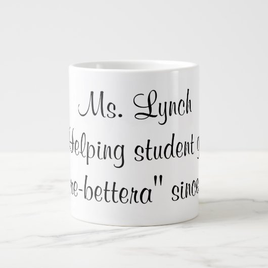 Mevrouw Lynch Coffee Mok (Voorkant)