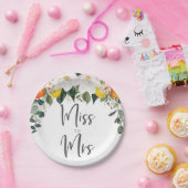 Mevrouw Magnolia Citrus Paper Borden Papieren Bordje (Feest)