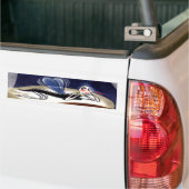  mevrouw Malaria Mosquito Bumpersticker (Op Truck)