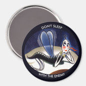  mevrouw Malaria Mosquito Magneet (Voorkant / Achterkant)