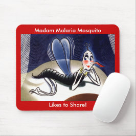mevrouw Malaria Mosquito Muismat