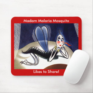 mevrouw Malaria Mosquito Muismat