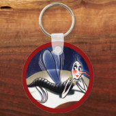  mevrouw Malaria Mosquito Sleutelhanger (Voorkant)