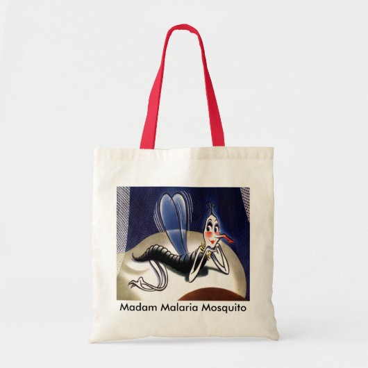  mevrouw Malaria Mosquito Tote Bag (Voorkant)