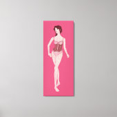 mevrouw mannequin canvas afdruk (Voorkant)