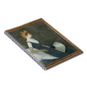 Mevrouw Marthe Letellier zit op een sofa Notitieboek (Rechterzijde)