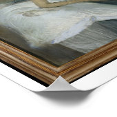 Mevrouw Marthe Letellier zit op een sofa Poster (Hoek)