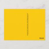 Mevrouw Martzkin Pop Art Briefkaart © 2012 M. Mart (Achterkant)