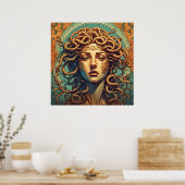 Mevrouw medusa poster (Keuken)