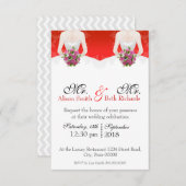 Mevrouw & Mevrouw Bow Kaart (Voorkant / Achterkant)