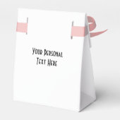 Mevrouw & mevrouw lesbisch paar gepersonaliseerde bedankdoosjes (Achterkant)