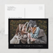 Mevrouw & mevrouw LGBT Save the Date Briefkaart (Voorkant / Achterkant)