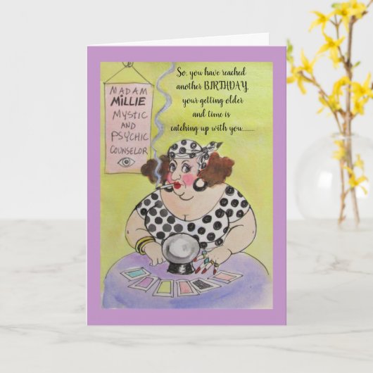 Mevrouw Millie/de Oudere kaart van de (Gele Bloem)