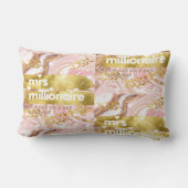 Mevrouw milonaire© Ik ben als Gold en Diamonds. Th Kussen (Achterkant)