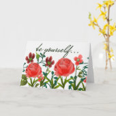 Mevrouw Molly voor moed Kaart (Gele Bloem)