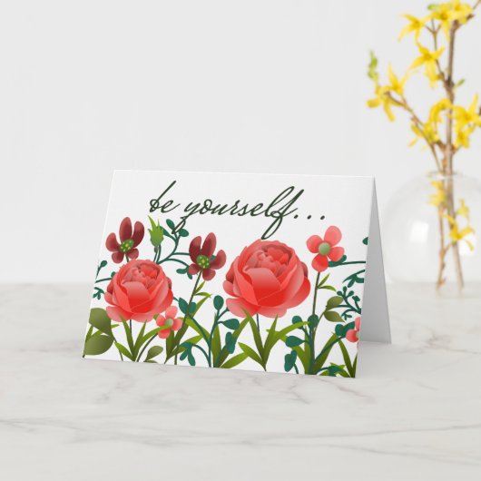 Mevrouw Molly voor moed Kaart (Gele Bloem)