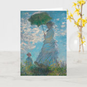 Mevrouw Monet en haar Moederdag met Son Fine Art Kaart (Gele Bloem)