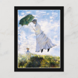 Mevrouw Monet is weggeblazen Briefkaart