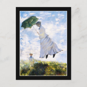 Mevrouw Monet is weggeblazen Briefkaart