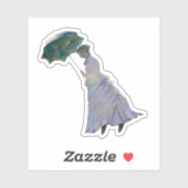Mevrouw Monet is weggeblazen Sticker (Vel)