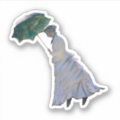 Mevrouw Monet is weggeblazen Sticker (Voorkant)