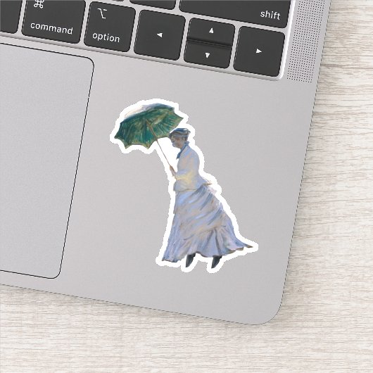 Mevrouw Monet is weggeblazen Sticker (Detail)