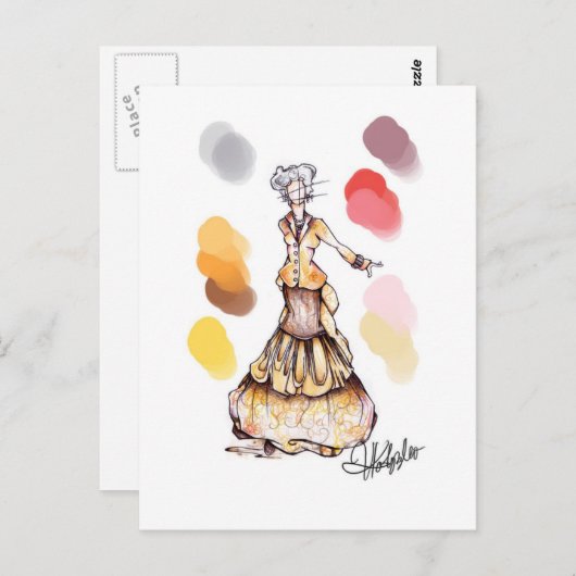 mevrouw morrible briefkaart (Voorkant / Achterkant)