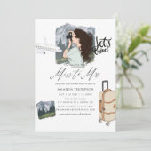 Mevrouw Mountain Adventure Travel Vrijgezellenfees Kaart (Staand voorkant)