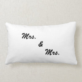 "Mevrouw & Mrs." Kussen