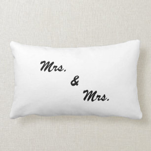 "Mevrouw & Mrs." Kussen