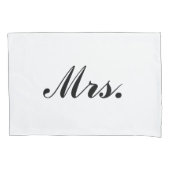 "Mevrouw & Mrs." Kussenslopen (Voorkant-Links)
