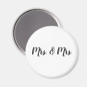 Mevrouw & Mrs. magnet (Voorkant / Achterkant)