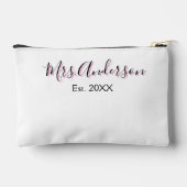 Mevrouw naam achternaam zwart roze geschat jaar mo etui (Achterkant)