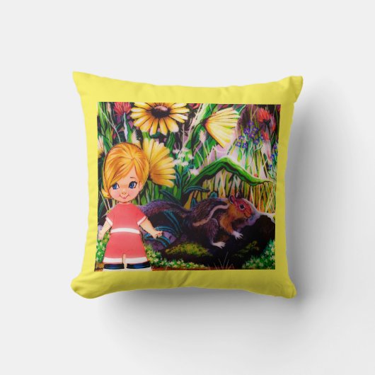 mevrouw Natuur Hiker Pillow Kussen (Voorkant)