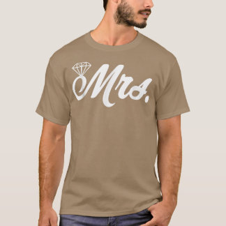 Mevrouw Net Getrouwd Echtgenote Bruid Verloving Ho T-shirt