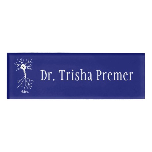 Mevrouw Neuron Naambadge (Voorkant)