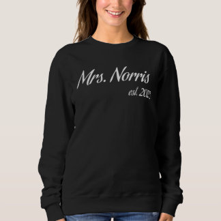 Mevrouw NORRIS 2023 nieuwe bruid bruidsdouche brui Trui