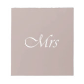 Mevrouw Notitieblok (Voorkant)