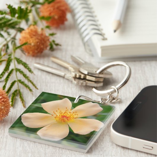 Mevrouw Oakley Fisher Roos Sleutelhanger (Voorkant Rechts)