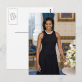 Mevrouw ObamaPortrait Briefkaart (Voorkant / Achterkant)