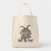 Mevrouw Old Goat Funny Cartoon Tote Bag (Voorkant)