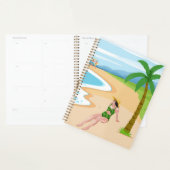mevrouw op het strand planner (Display)