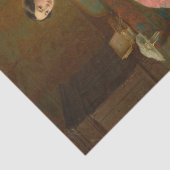 Mevrouw P (1857) van Eugene Fichel Tissuepapier (Detail)